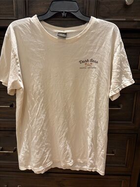 Dark Seas Men's Cream Logo T-Shirt